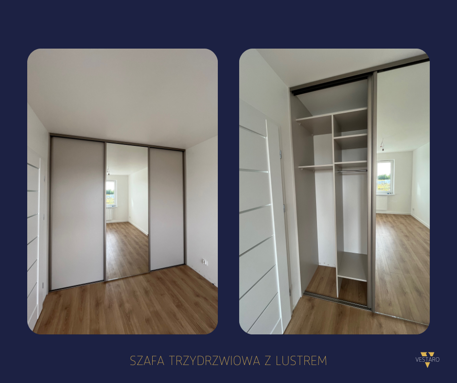 Szafa trzydrzwiowa z lustrem image